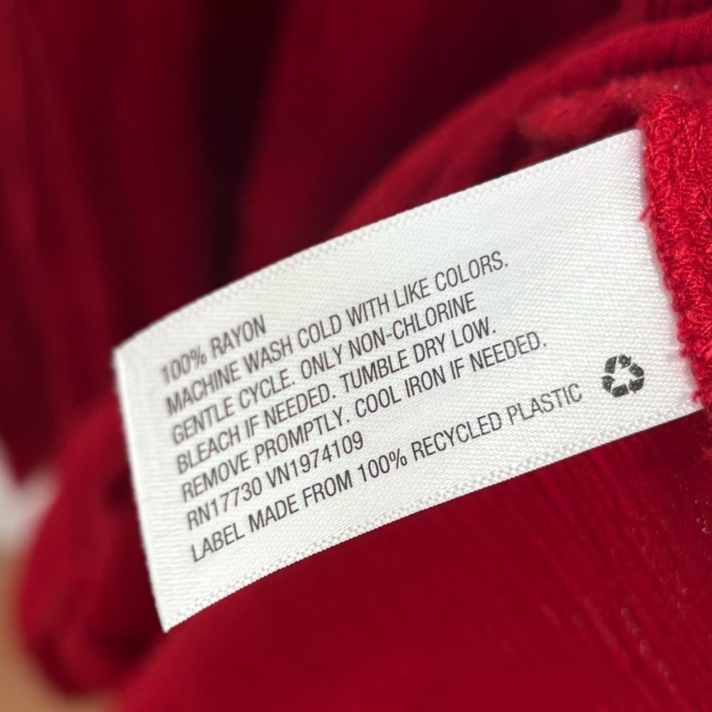Knox Rose Red tiered Dress maxi size XS romantic boho casual Sleeveless - Picture 4 of 6